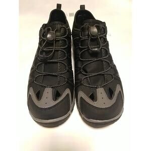 Eddie Bauer Mens Black Arvada Bungee Lace Up Lightweight Size 11M Water Shoes